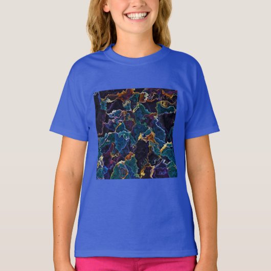 油スリックTシャツ Tシャツ (正面)