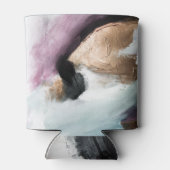 油テクスチャの背コンテンポラリー景:アーティストリー。 缶クーラー (裏面)