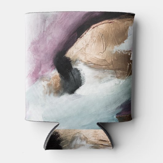 油テクスチャの背コンテンポラリー景：アーティストリー。 缶クーラー (正面)