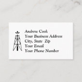 油デリック 名刺 (正面)