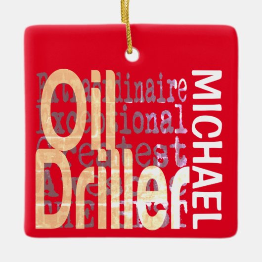 油ドリラーエクストラノーナレカスタムー セラミックオーナメント (正面)