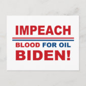 油バイデン氏 ポストカード (正面)