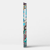 油パステルスケッチ。抽象芸術の色の背景。フィン Case-Mate iPhoneケース (裏面 / 左)