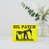 油パッチポンプジャックの名刺、100パック 名刺 (スタンド正面)