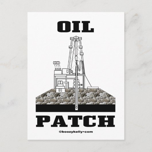 油パッチ、はがき ポストカード (正面)