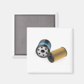 油フィルタ マグネット (正面/裏面)