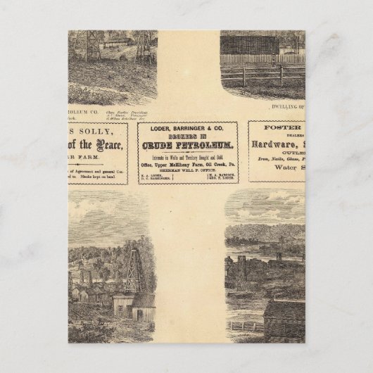 油フィールドレジデンス ポストカード (正面)