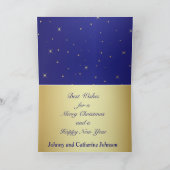 油ポンプのジャックの休暇の季節の挨拶状 シーズンカード (内部)