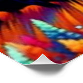 油ポンプジャッキと牛のシーン ポスター (コーナー)