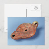 油ランプ、ミロ製 ポストカード (正面/裏面)