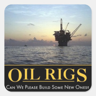 油リグステッカー、油&ガス懸命ハットステッカー スクエアシール