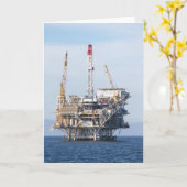 油リグ カード (黄色い花)