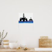 油リグ・ポスター ポスター (キッチン)