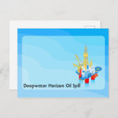 油リグ ポストカード (正面/裏面)