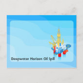 油リグ ポストカード (正面)