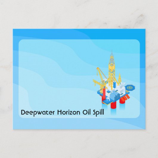 油リグ ポストカード (正面)