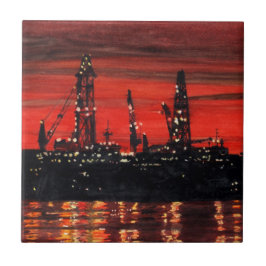 油リグatナイト タイル