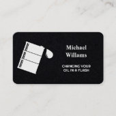 油交換 名刺 (正面)