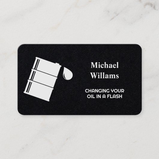 油交換 名刺 (正面)