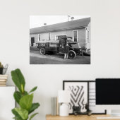 油会社トラック、1900年代初期 ポスター (ホームオフィス)