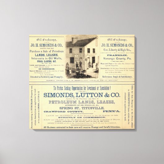 油取引所、シモンズ社 キャンバスプリント (正面)