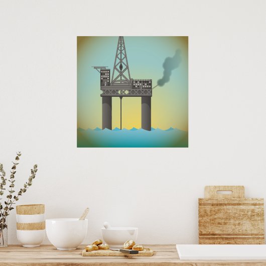 油台 ポスター (キッチン)