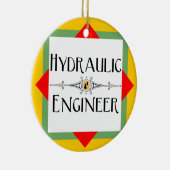 油圧式エンジニアブロック セラミックオーナメント (右)