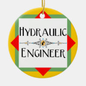 油圧式エンジニアブロック セラミックオーナメント (正面)