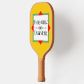 油圧式エンジニアブロック ピックルボールラケット (左)