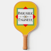油圧式エンジニアブロック ピックルボールラケット (裏面)