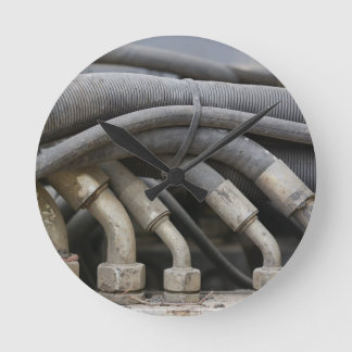 油圧装置 ラウンド壁時計