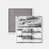 油圧、運河、およびロック マグネット (正面/裏面)