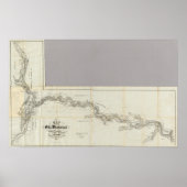 油地区の地図 ポスター (正面)