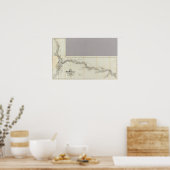 油地区の地図 ポスター (キッチン)