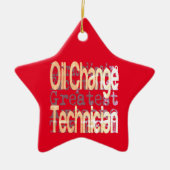 油変更技術者 セラミックオーナメント (正面)