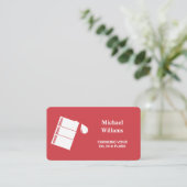 油変更 名刺 (スタンド正面)