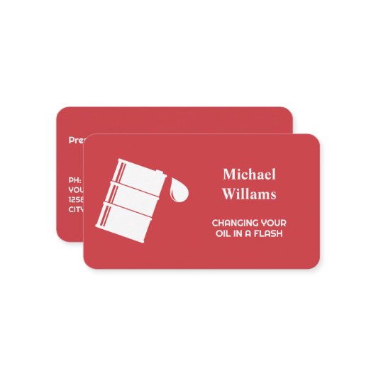 油変更 名刺 (正面/裏面インサイチュ)