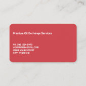 油変更 名刺 (裏面)