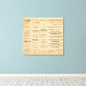 油広告 キャンバスプリント (インサイチュ (ウッドフロア))