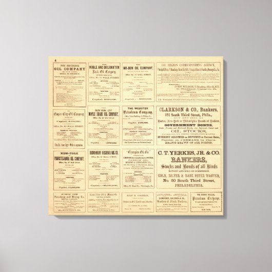 油広告 キャンバスプリント (正面)