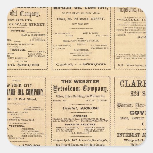 油広告 スクエアシール (正面)