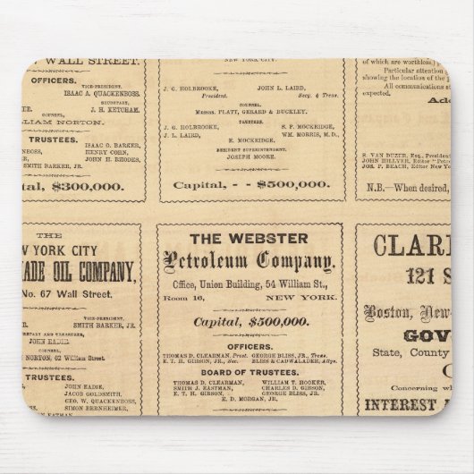 油広告 マウスパッド (正面)