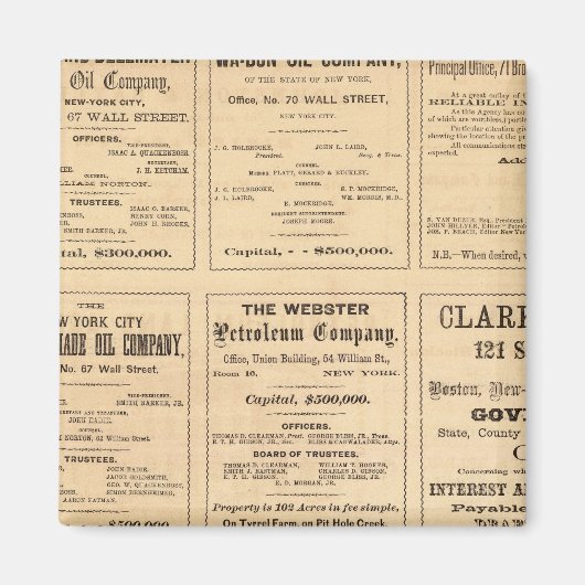 油広告 マグネット (正面)