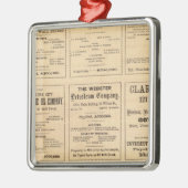 油広告 メタルオーナメント (左)