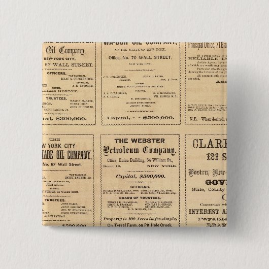 油広告 缶バッジ (正面)