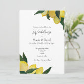 油彩のレモン招待状 招待状 (スタンド正面)