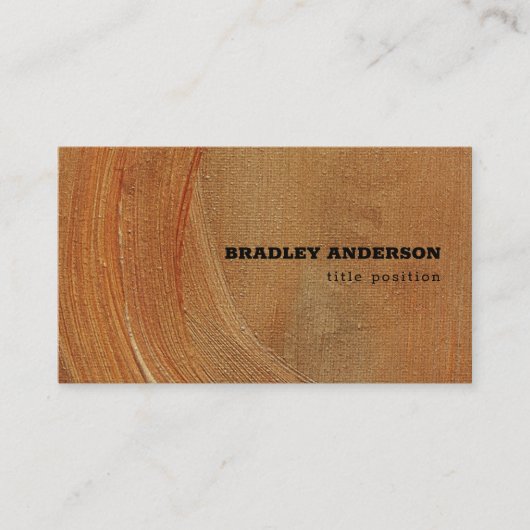 油彩テクスチャ 名刺 (正面)