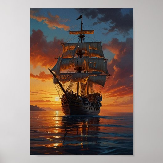 油彩画 ポスター (正面)