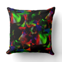 油性緑色と赤色の汚れ黒い部分がパイを投げる