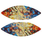 油抽象芸術パターン アメリカンフットボール (パネル)